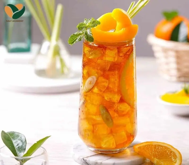 Trà đào cam sả