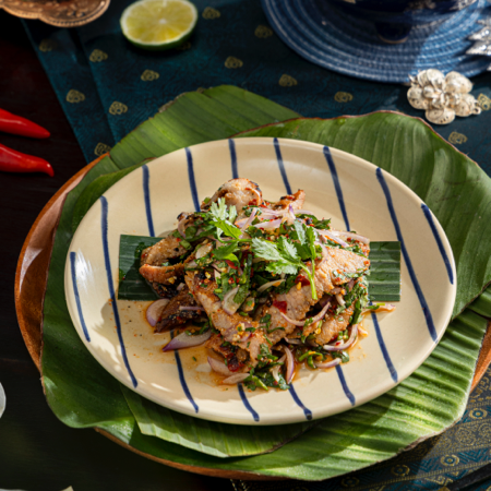 [00000027] Nọng heo nướng trộn thính